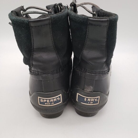 Sperry Top-Sider Women's Size 6 M Syren Gulf Duck Black Bootie STS80422 Leather - Picture 8 of 14